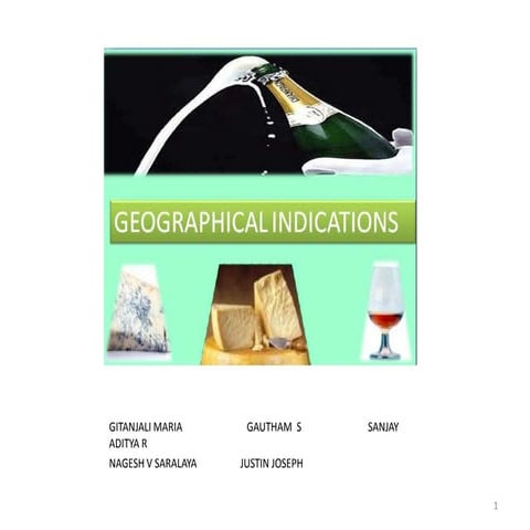 Geographical indicators