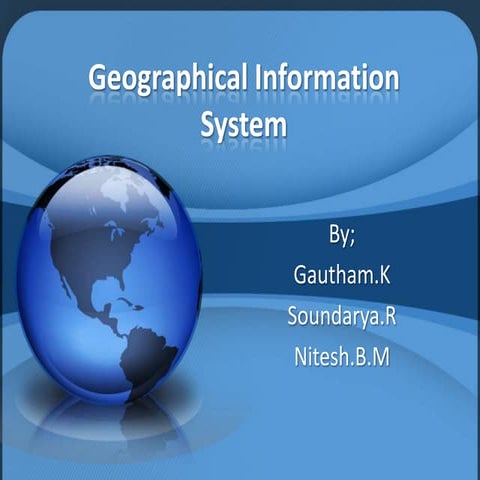 Geographical information system