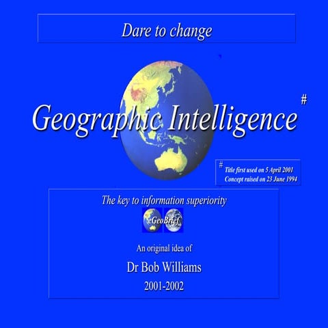 Geographic intelligence 2002