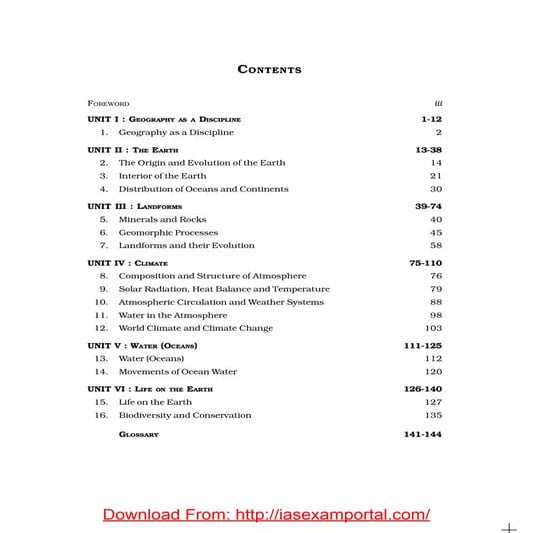 Geography 11th-ncert