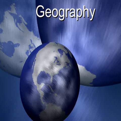 Geography | PPT | Geography | Science