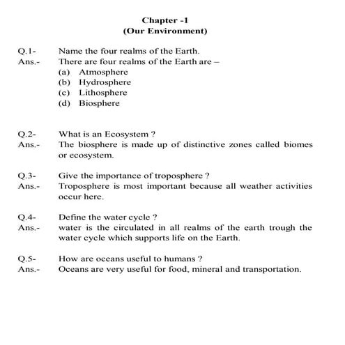 Cambridge Social Science, Class 7 Geography
