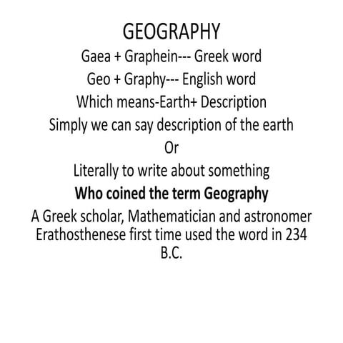 WHAT IS GEOGRAPHY BRANCHES TOOLS visual data 8