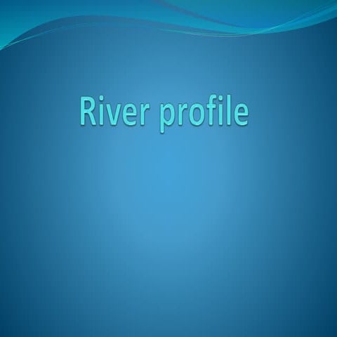 River profile