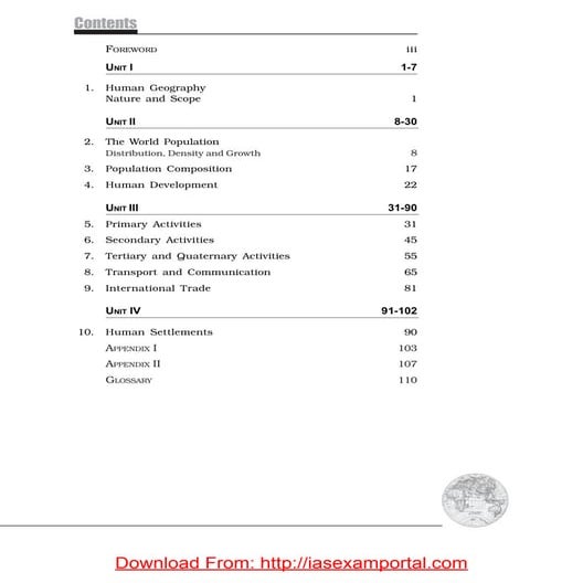 Geography Fundamentals" Class - 12" NCERT