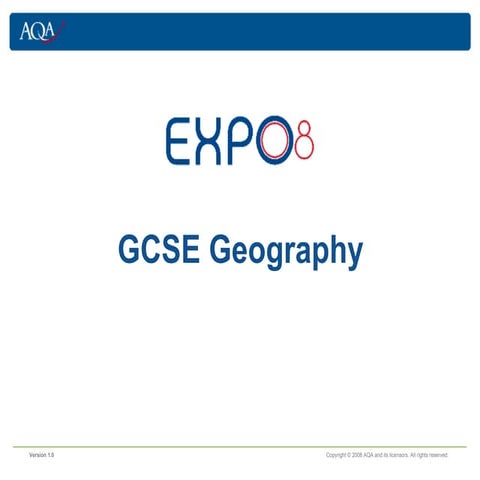 AQA Spec A and B KS4 Geography