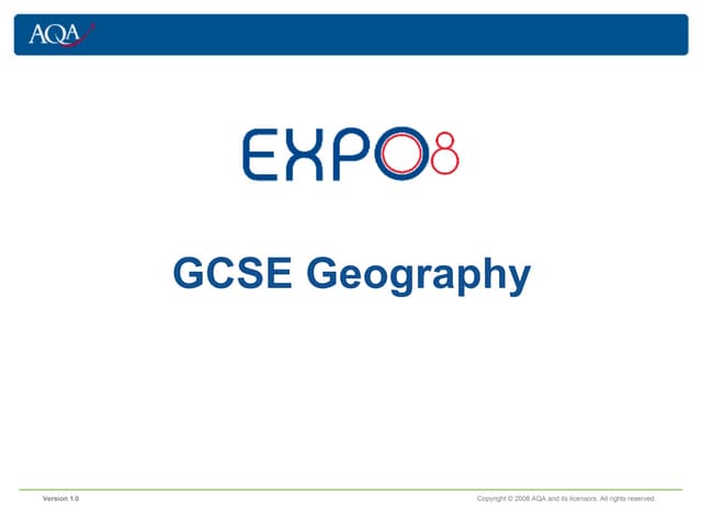 AQA Spec A and B KS4 Geography