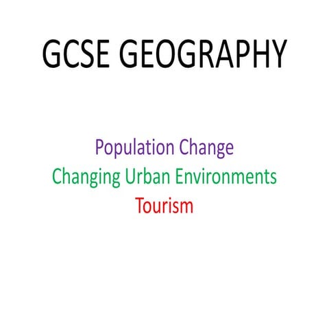 GCSE AQA Geography Unit 2