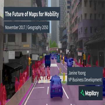 The Future of Maps for Mobility / Geography2050