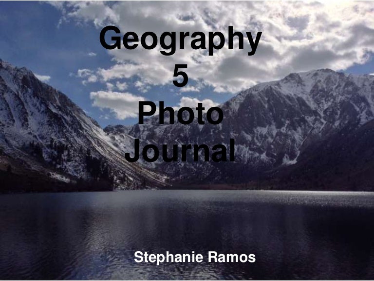 Geography 5 Photo Journal