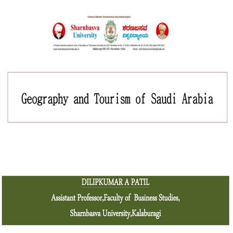 Geography and tourism of saudi arabia 09052021