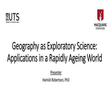 Geography as exploratory science 