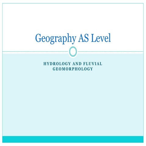 Geography AS Level full revision notes