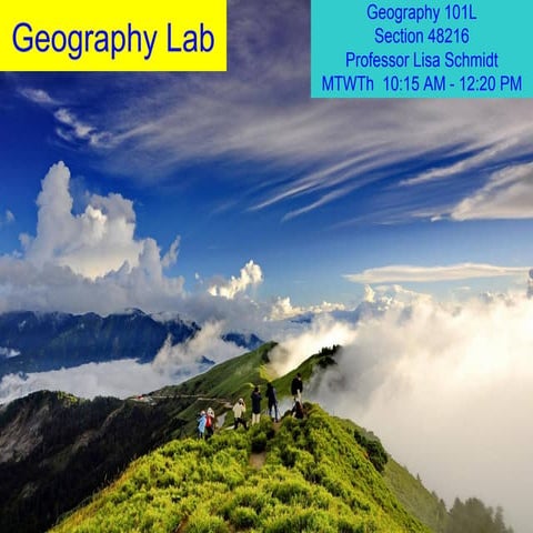 Geography lab intro fall 2014