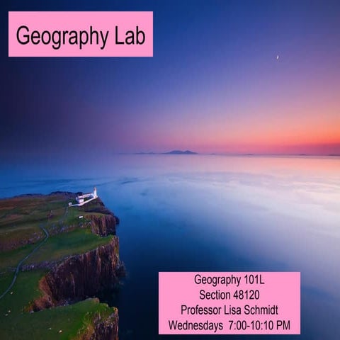 Geography lab intro sp 2014