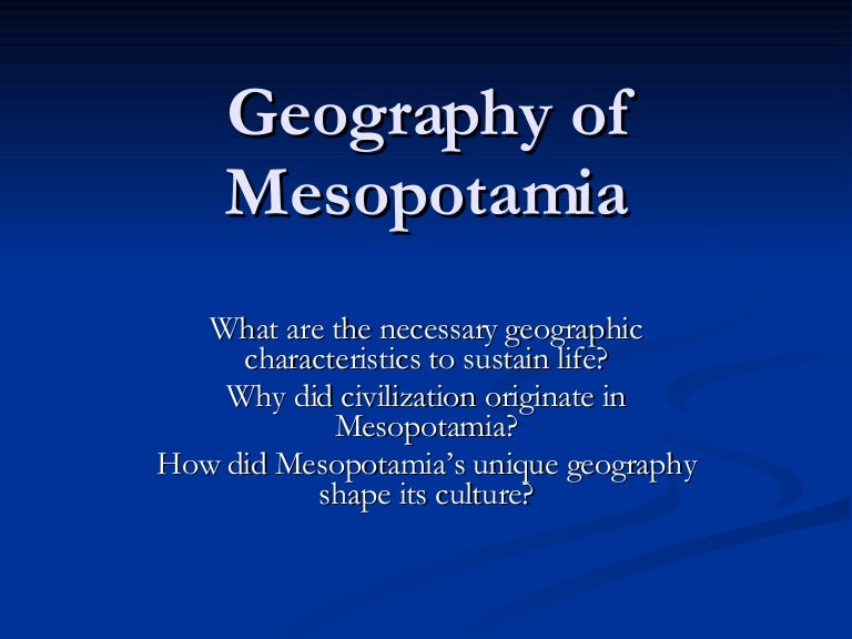mesopotamia ppt