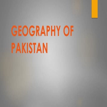 Geography of pakistan