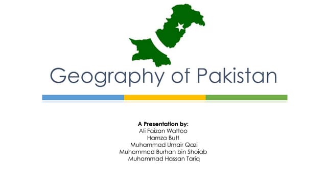 Geography of pakistan | PDF