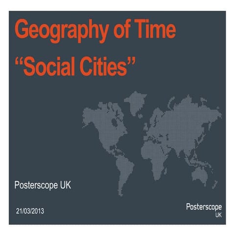 Geography of time   social cities