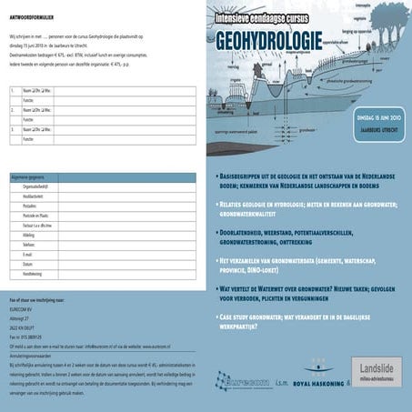 Geohydrologie