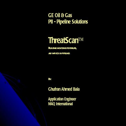 GE Oil &amp; Gas Threatscan