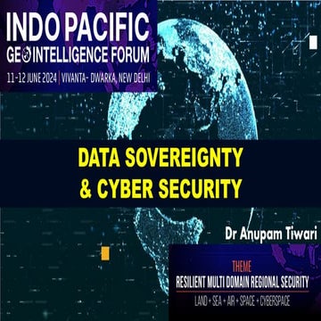 Data Protection in a Connected World: Sovereignty and Cyber Security