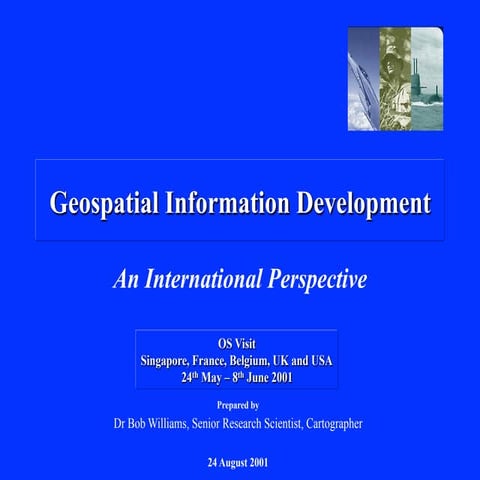 Geospatial Information Development - 2001