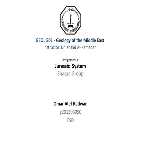 Jurassic - Saudi Arabia