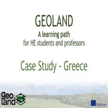 GEOLAND Landscape Policy Case Study: Greece | PPTX