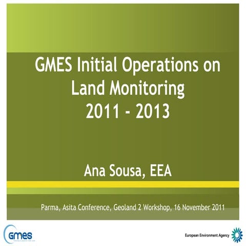 Geoland2 Workshop - 01 - sousa