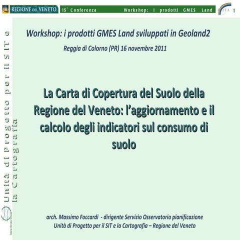 Geoland2 Workshop - 03 - Foccardi