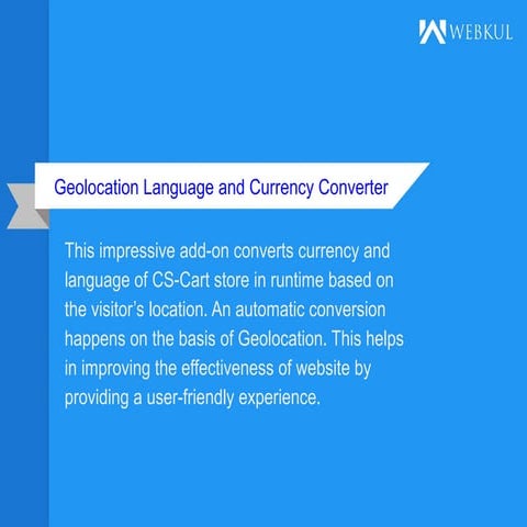 CS-Cart Geolocation language and currency converter V1.1