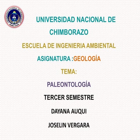Paleontologia | PPT