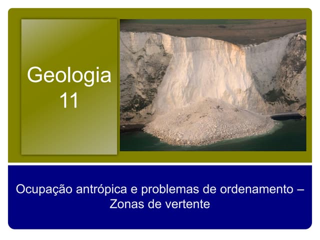 Geologia 11   ocupação antrópica e ...