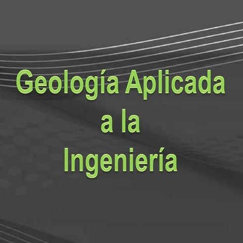 Geologia aplicada a la Ingenieria