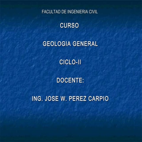 Geologia gral el universo 2006