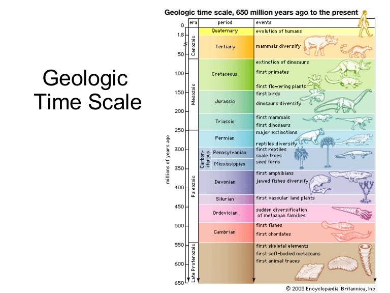 geologic time scale mesozoic era chart