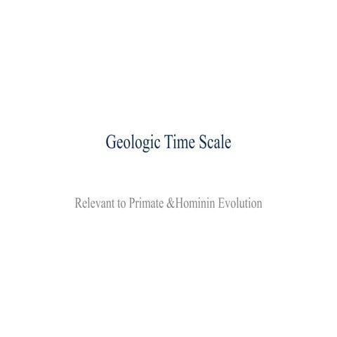 Geologic time scale