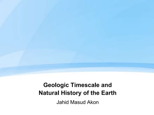 Geologic time scale | PPT