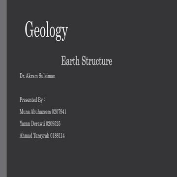 Earth Structure