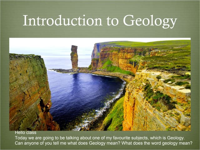 Geology 2 eso