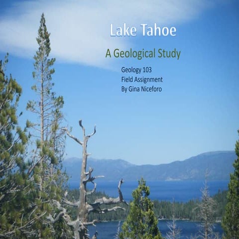 Geology field assignment slideshare