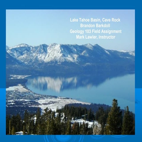 Geology laketahoe&surroundingareas