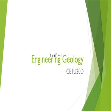 Engineering Geology MBCET__Module 1.pptx