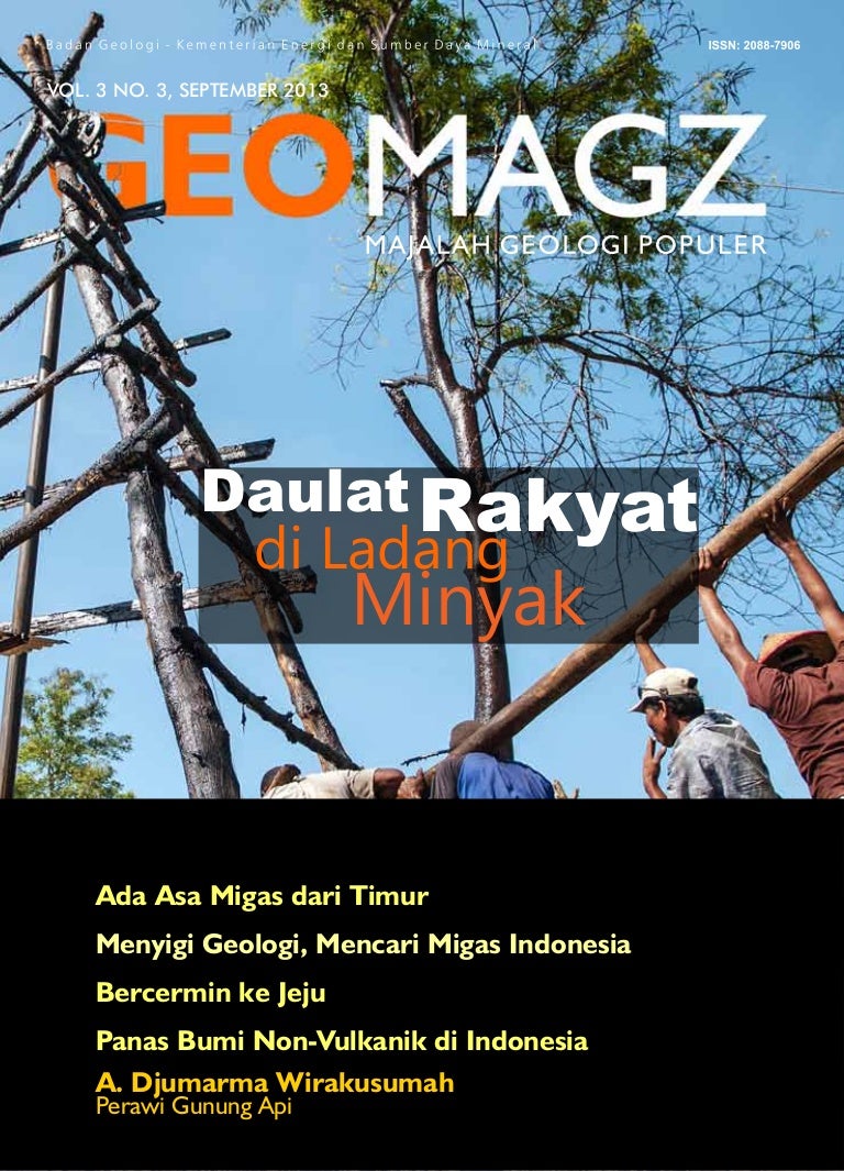 GEOMagz Majalah Geologi Populer Volume 3 Nomor 3 Tahun 2013
