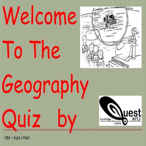 Geography Quiz Mains 2014 NIT Jalandhar