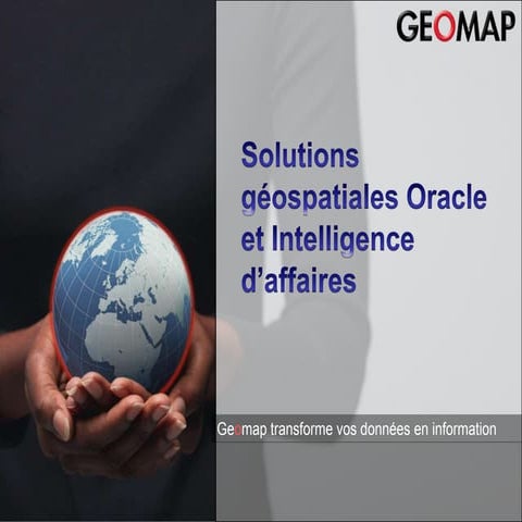 GeoMap: Solutions Géospatiales Oracle et B.I.v2