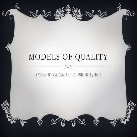 models of quality
