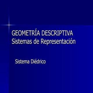 Geometría descriptiva