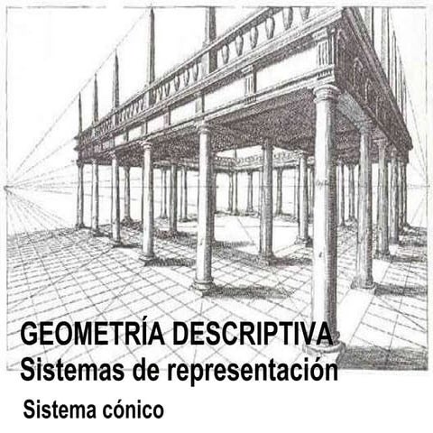 Geometría descriptiva. cónica